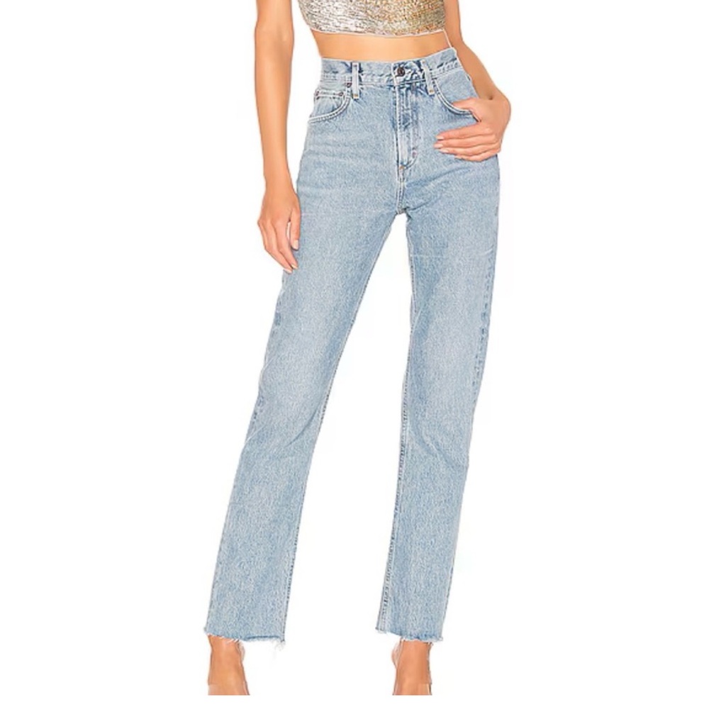 AGOLDE High-Rise Straight Leg‎ Jeans Sz 24